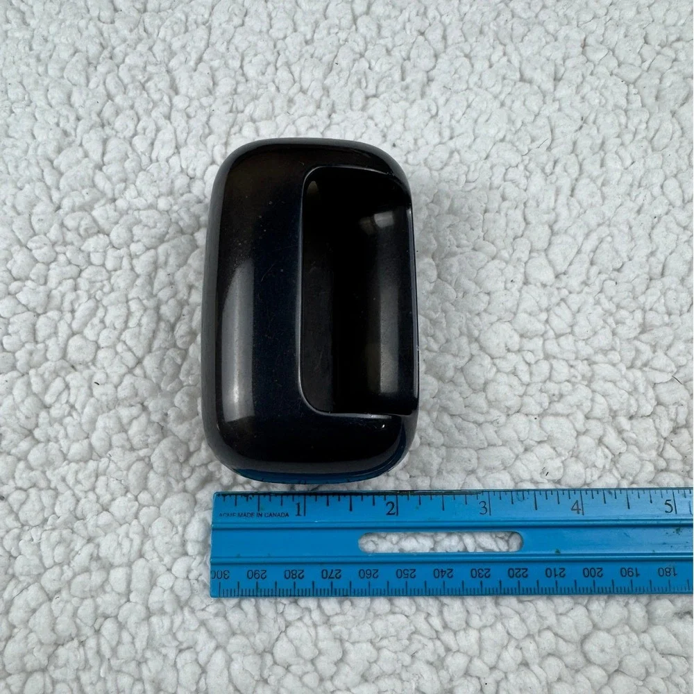 Vintage 1981 Eldon Office‎ Products Black Plastic Business Card Holder Desk Tray
